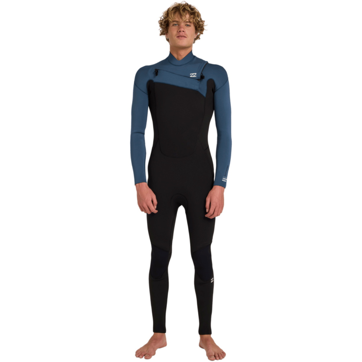 2026 Billabong Mens Absolute Core 3/2mm Chest Zip Wetsuit ABYW100293 - Dark Denim